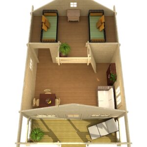 Allwood Timberline | 483 SQF Cabin Kit