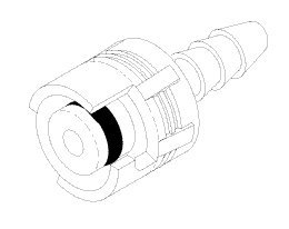 male quick connect (1/8") for pelton & crane pcc757