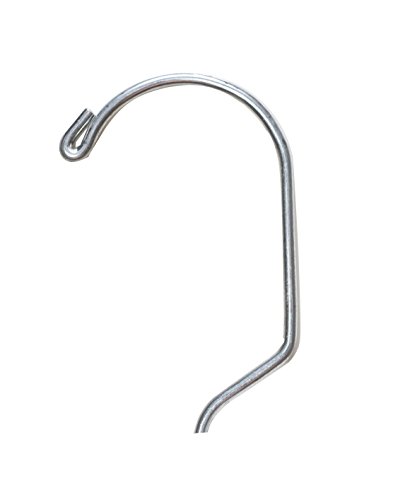 NAHANCO 500 Plastic Shirt/Dress Hanger with Swivel Chrome Hook, Heavy Weight, 17", Clear (Pack of 100)