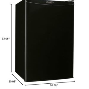 Danby Designer 4.4 Cubic Feet Compact Refrigerator (DCR044A2BDD) Black