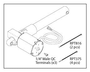 base & tilt actuator mia165