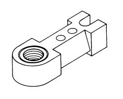 actuator for dental-ez/custom air/ramvac (1/4-28 left hand thread) dea612