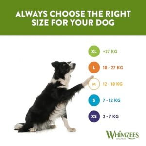 WHIMZEES Alligator, Natural and Grain Free Dog Dental Sticks, Dog Chews for Medium Breeds, 12 Pieces, Size M