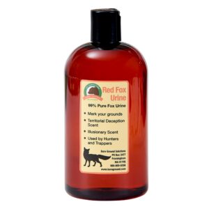 just scentsational fu-16 red fox urine for gardens, hunters, and trappers, 16 oz