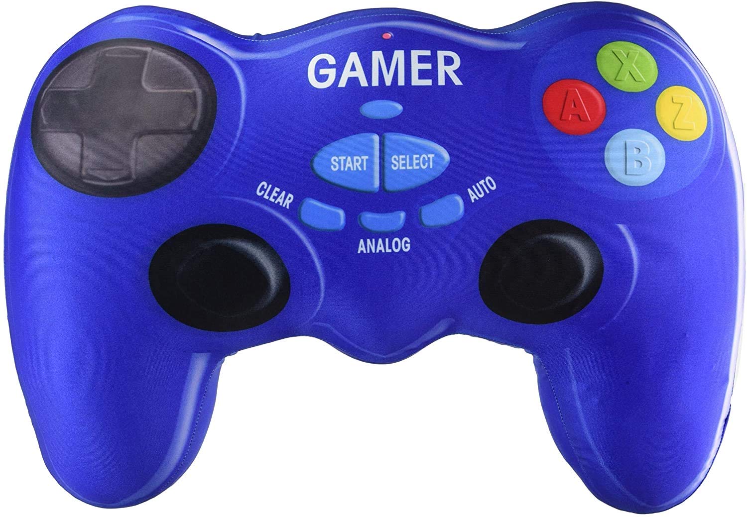 iscream Game On! Video Game Controller Shaped 17.5" x 14" Microbead Accent Pillow