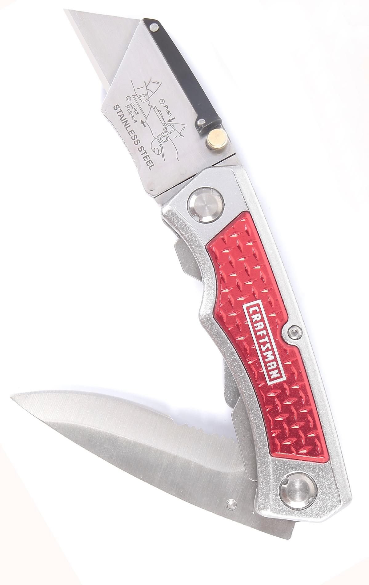 Craftsman Twin-blade Lockback Folding Pocket Knife