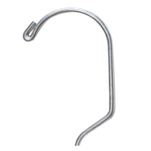 NAHANCO 500 Plastic Shirt/Dress Hanger with Swivel Chrome Hook, Heavy Weight, 17", Clear (Pack of 100)