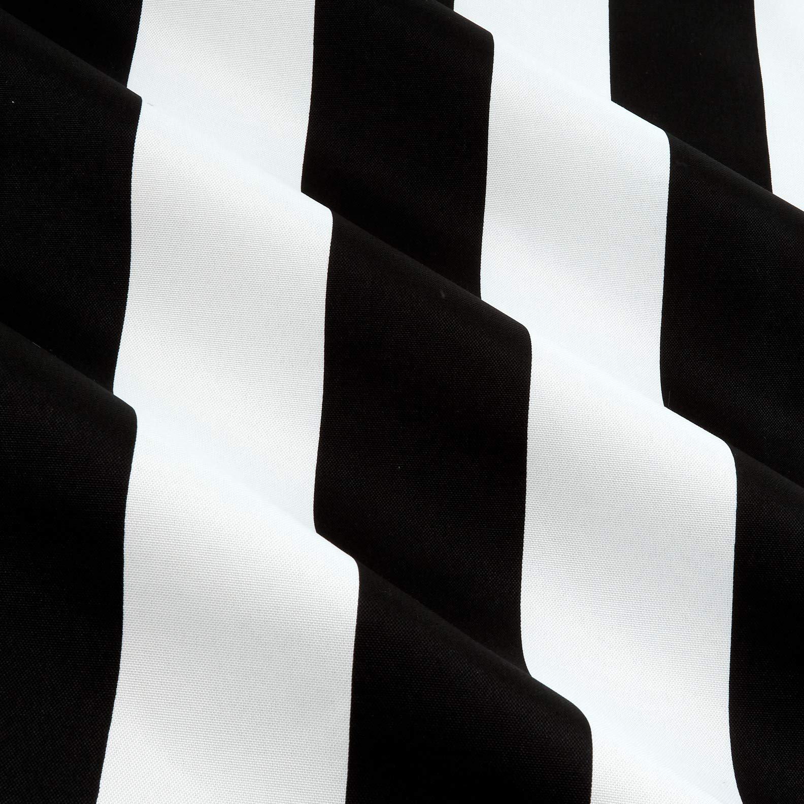 Premier Prints Indoor/Outdoor Vertical Stripe Black, Fabric by the Yard