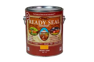 1 gal ready seal 112 natural cedar exterior stain and sealer for wood