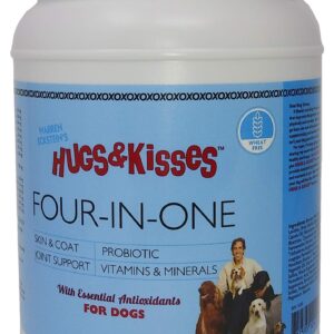 HUGS & KISSES Warren Eckstein's Four-in-One Dog Vitamin Mineral Supplement Treats