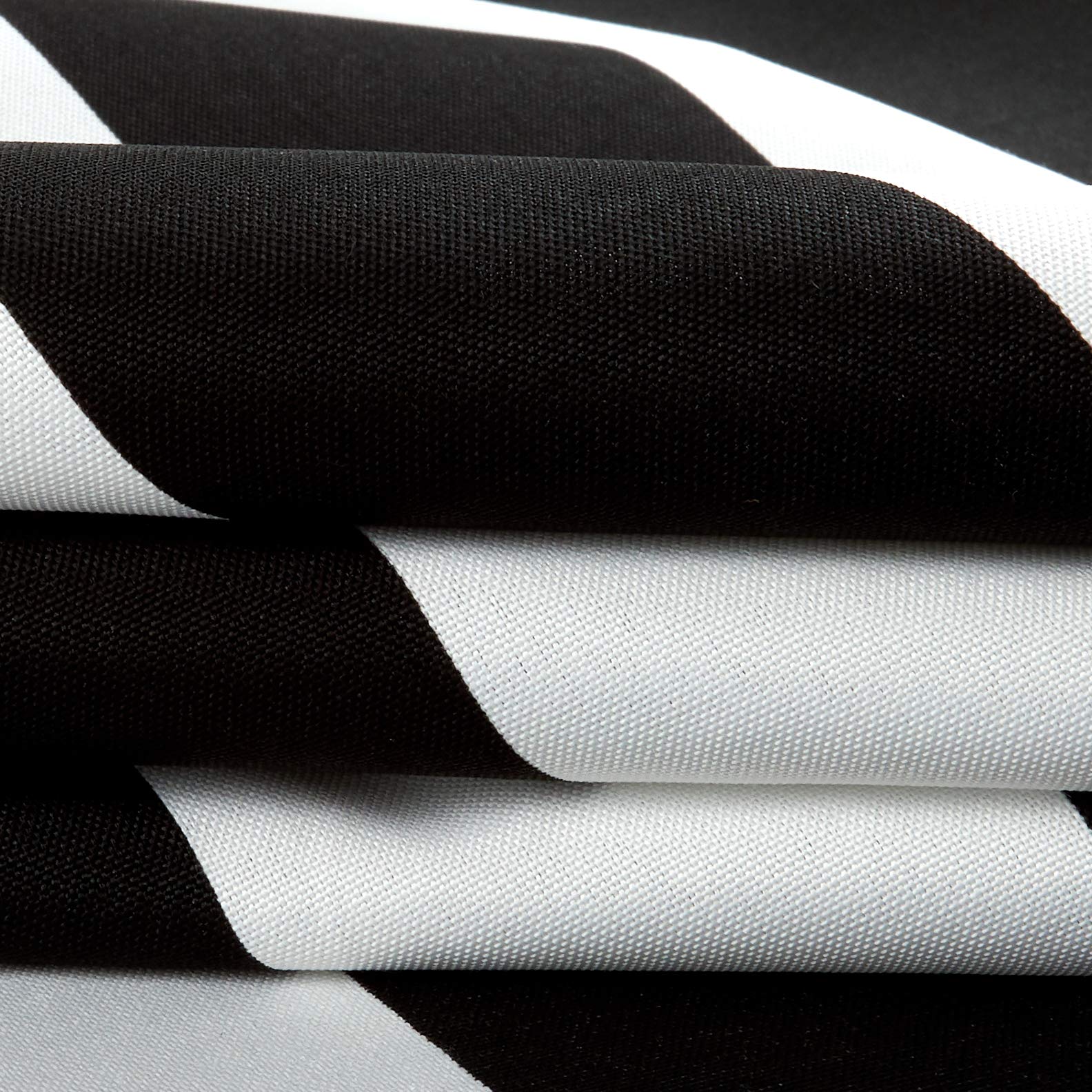 Premier Prints Indoor/Outdoor Vertical Stripe Black, Fabric by the Yard