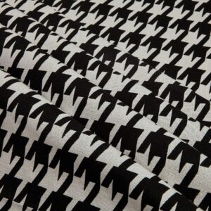 Premier Prints Large Houndstooth Black, Fabric by the Yard