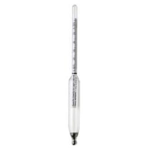 h-b instrument b61801-3700 plain-form glass hydrometer, 0.900-1.000 sg/0.002