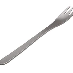 Sori Yanagi Simple Form Cutlery for Easy Use, Tsubamesanjo Stainless Steel Fish Fork, Sleek Design for Smooth Texture, Dishwasher Safe, Brushed Finish