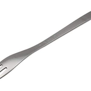 Sori Yanagi Simple Form Cutlery for Easy Use, Tsubamesanjo Stainless Steel Fish Fork, Sleek Design for Smooth Texture, Dishwasher Safe, Brushed Finish