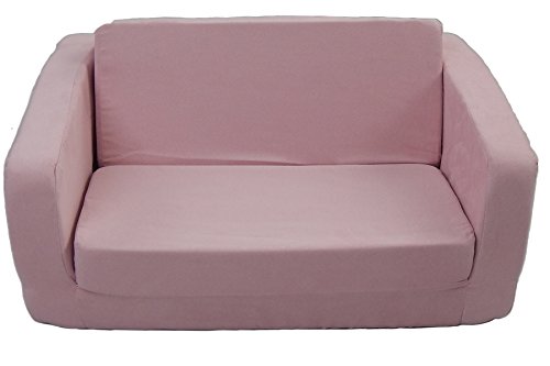 Fun Furnishings Toddler Flip Sofa, Pink