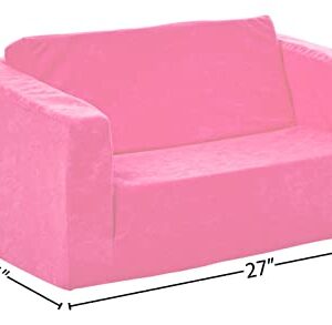 Fun Furnishings 55204 Furnishings Toddler Flip Sofa, Hot Pink