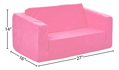 Fun Furnishings 55204 Furnishings Toddler Flip Sofa, Hot Pink