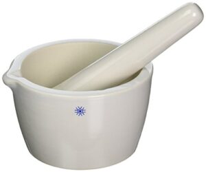 united scientific supplies jmd400 mortar and pestle, deep form, 400 ml