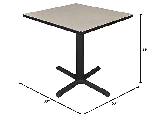 Cain 30" Square Breakroom Table- Maple