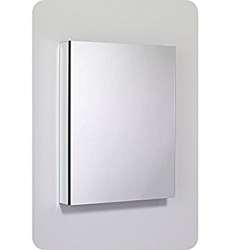 Robern MC2430D4FPL M-Series Mirror Cabinet with Plain Edge Door, Silver