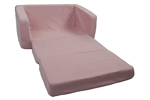 Fun Furnishings Toddler Flip Sofa, Pink