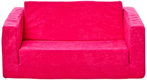 Fun Furnishings 55204 Furnishings Toddler Flip Sofa, Hot Pink