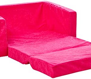 Fun Furnishings 55204 Furnishings Toddler Flip Sofa, Hot Pink