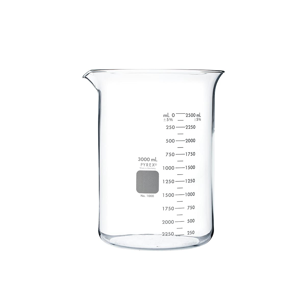 Pyrex 1000-3L Pyrex 1000-3L Brand 1000 Griffin Low-Form Beaker