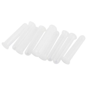 uxcell 10 pcs 20ml plastic centrifuge tubes with snap cap, graduated micro centrifuge tube, round bottom, clear, storage container for beads sample laboratory