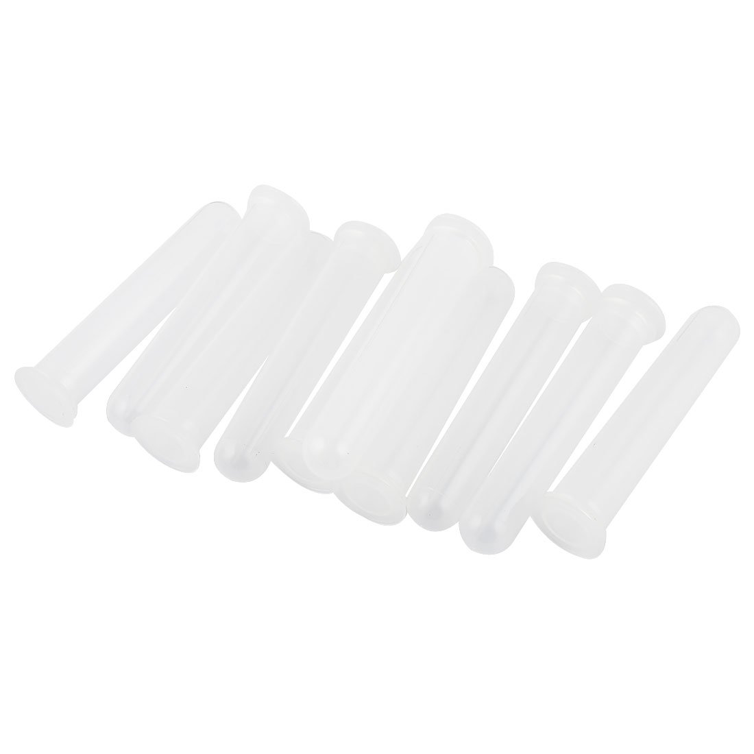 uxcell 10 Pcs 20ml Plastic Centrifuge Tubes with Snap Cap, Graduated Micro Centrifuge Tube, Round Bottom, Clear, Storage Container for Beads Sample Laboratory