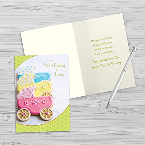 Designer Greetings Assorted All Occasion Cards (12 Foiled and Embossed Greeting Cards) – Birthday, Sympathy, Get Well, New Baby, Wedding, Thank You, Anniversary, Friendship