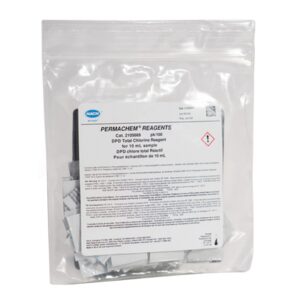 Hach 2105669 DPD Total Chlorine Reagent Powder Pillows, 10 mL, (Pack of 100)