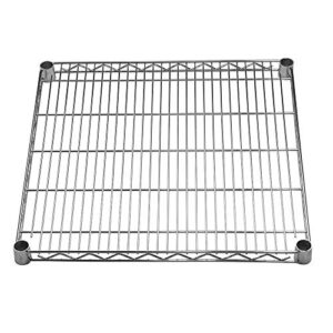 Shelving Inc. 24" d x 24" w Chrome Wire Shelving with 3 Tier Shelves, Weight Capacity 800lbs Per Shelf