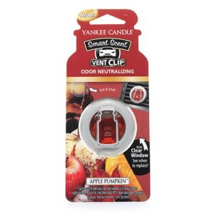 yankee candle smart scent car vent clip apple pumpkin air freshener