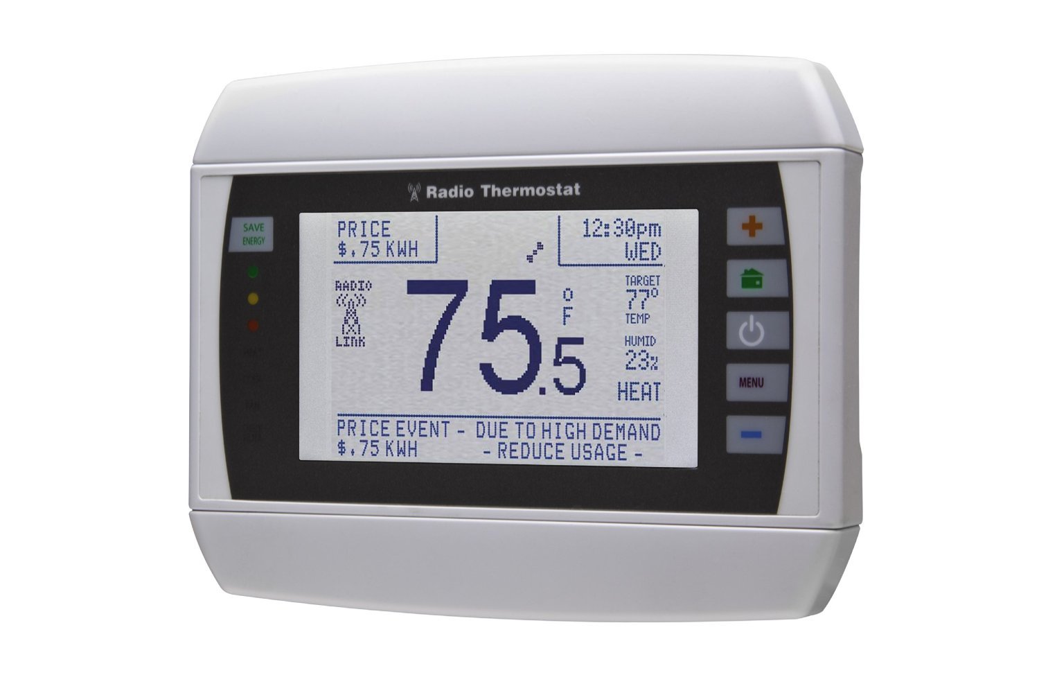 Radio Thermostat CT80 7-Day Programmable Thermostat (WiFi Enabled), iOS & Android App Controls