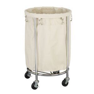 household essentials commercial round laundry hamper large