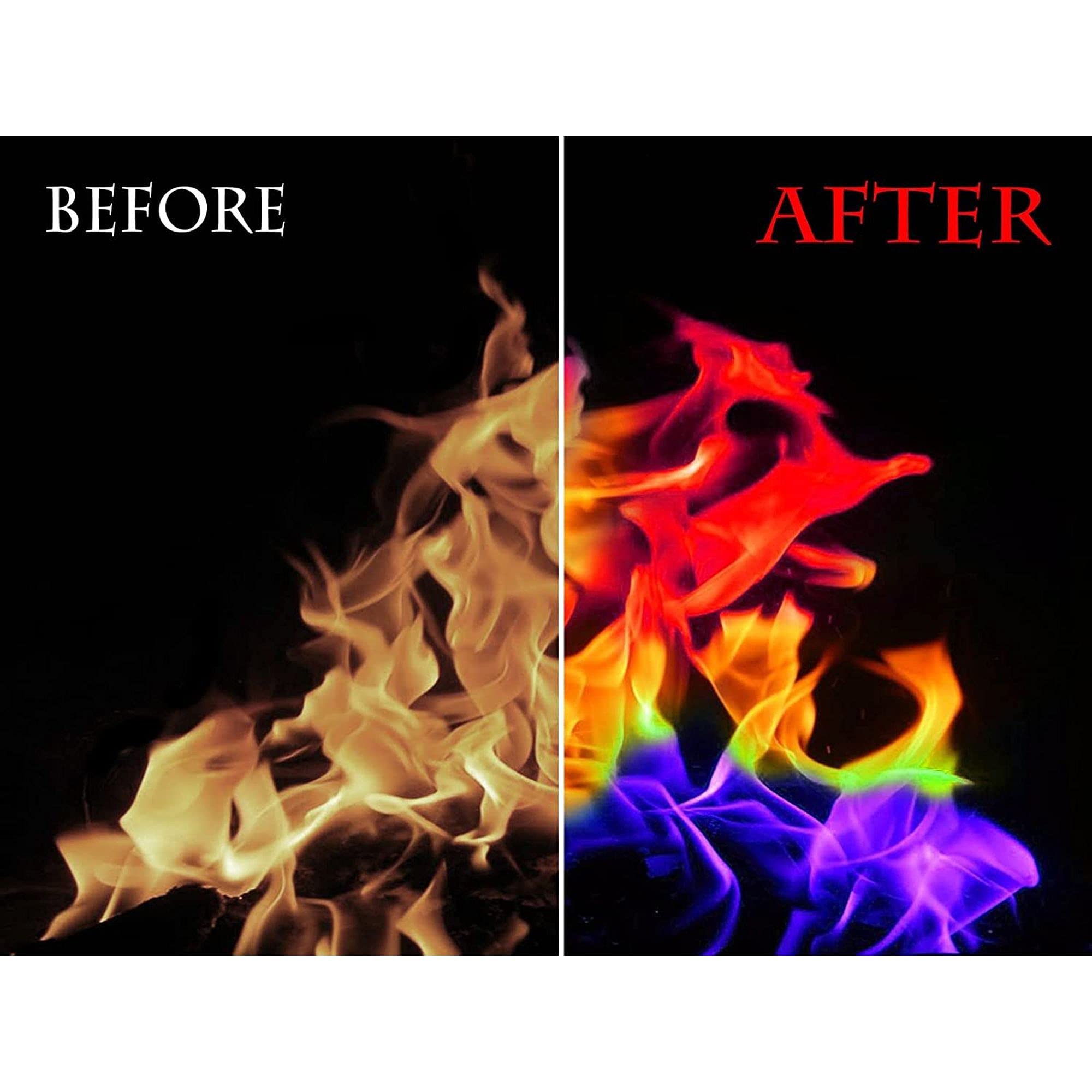 Extreme Mystical Fire, Colorful Flames (12-Pack)