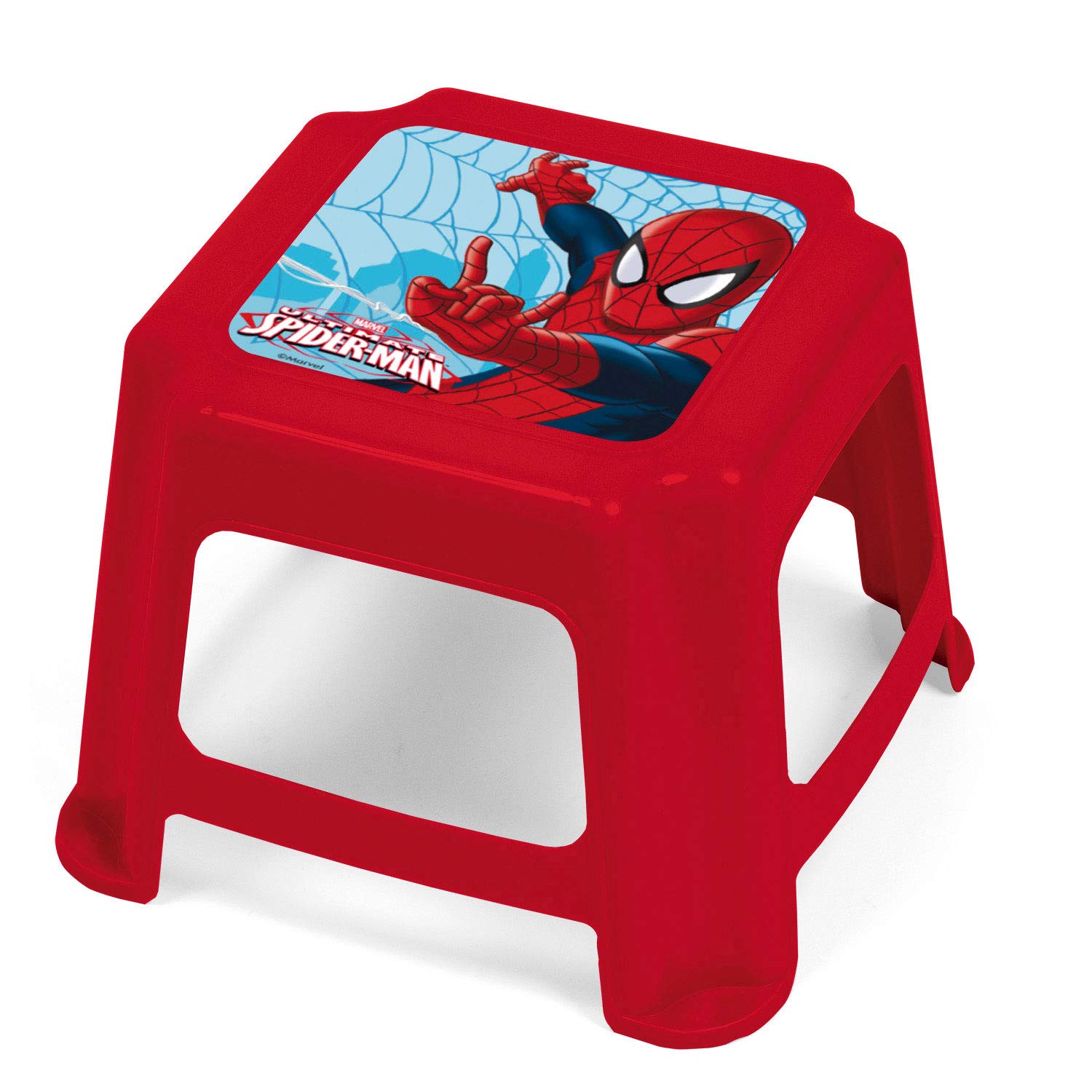 ARDITEX Spiderman-Pp Stool, Red, Medium