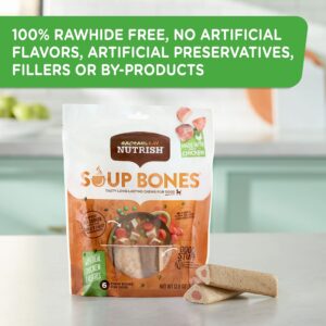 Rachael Ray Nutrish Soup Bones Dog Treats, Chicken & Veggies Flavor, 6 Bones