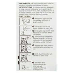 Hartz Ear Mite Treatment for Cats-3 Pack Package May Vary