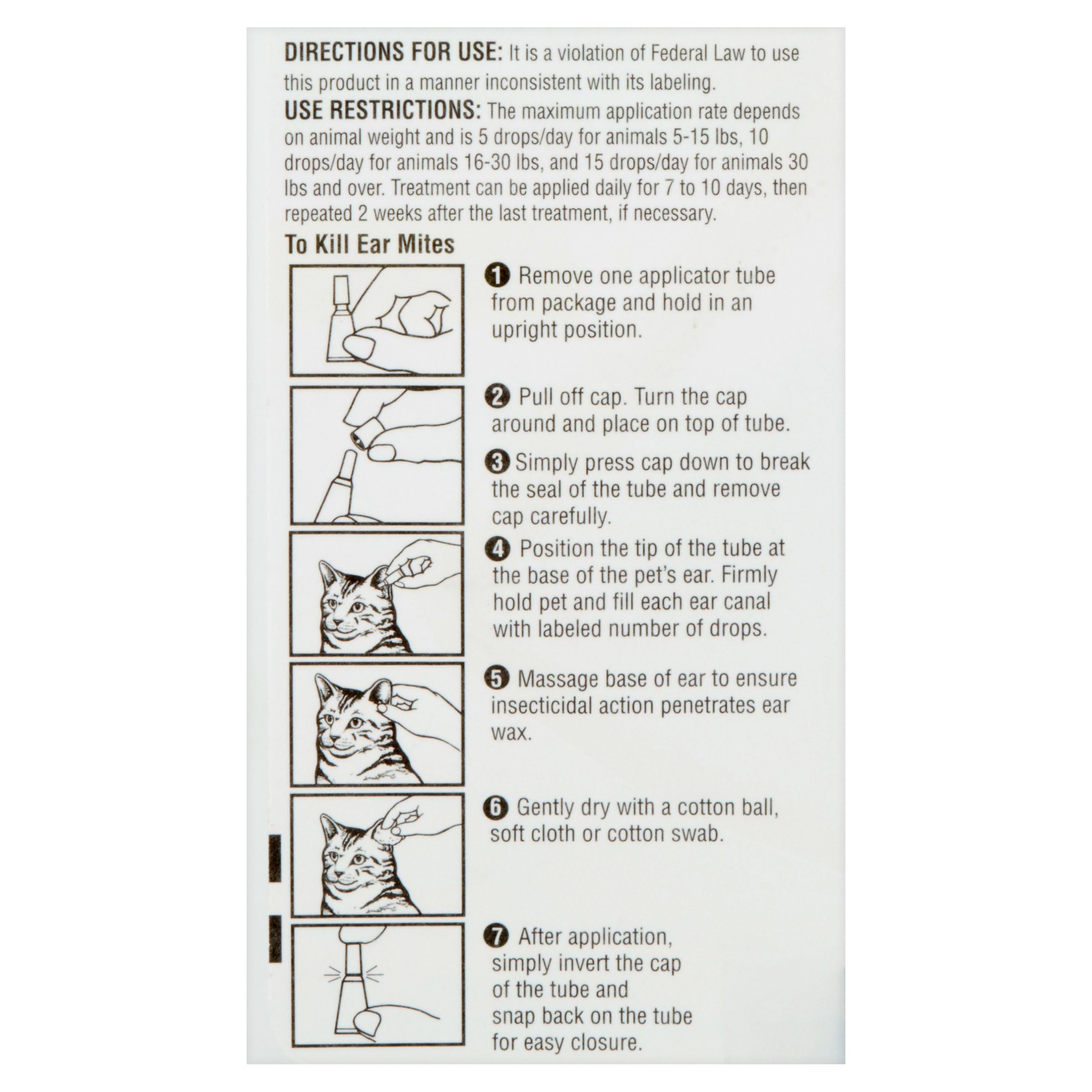 Hartz Ear Mite Treatment for Cats-3 Pack Package May Vary