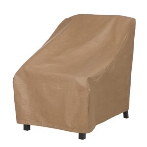 duck covers essential water-resistant 36 inch patio lounge chair cover, patio furniture covers