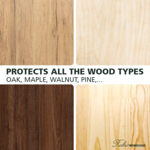 Rubio Monocoat Wood Oil Finish Sample - Pure | Oil Plus Part A | Quick-Dry, Eco-Friendly Linseed Wood Oil for Indoor Use | Ideal for Sampling Oil Plus 2C & Touch Ups | 20 mL