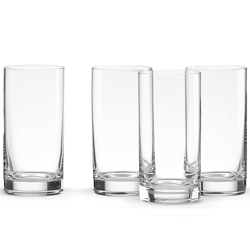 Lenox Tuscany Classics 4-Piece Highball Glass Set, 4 Count (Pack of 1), Clear