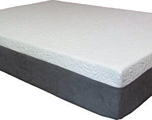 The American Mattress Company- 12in Gel Infused Memory Foam Mattress - 100% Made in USA - 20 Year Warranty - CertiPur Foam (Queen) - Chiropractic Endorsed