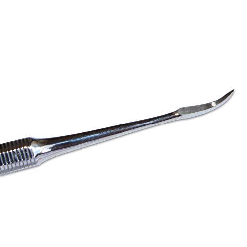 Mars Coat King Stainless Steel Single End Tooth Scaler for Dogs and Cats, Small Bow End, Professional Dental Grade