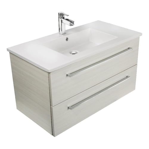 Cutler Kitchen and Bath Silhouette Wall Hung Bathroom Vanity, 30 Inches