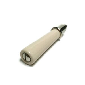 Vermont Castings Ceramic Fallaway Handle Assembly (White with Nickel Nub) 0004342