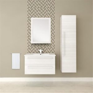 Cutler Kitchen and Bath Silhouette Wall Hung Bathroom Vanity, 30 Inches